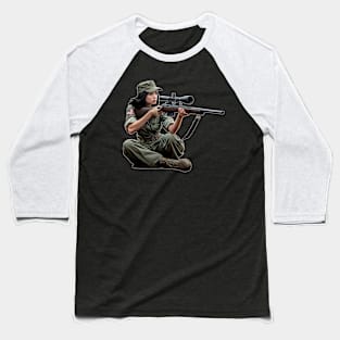 Sniper Girl Baseball T-Shirt